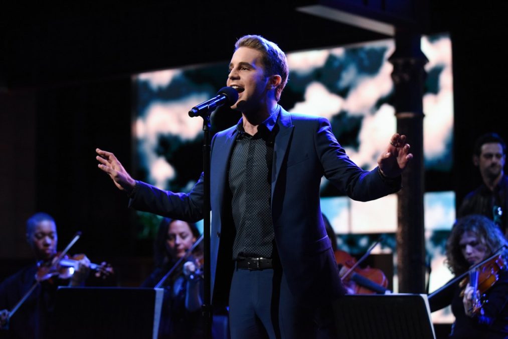 PRESS - Ben Platt - The Late Show with Stephen Colbert - 5/17 - Scott Kowalchyk/CBS