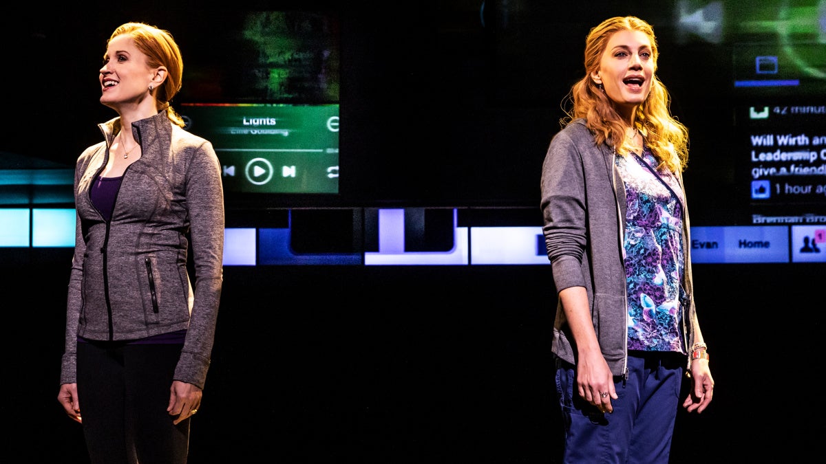 PS - Dear Evan Hansen - first national tour - Christiane Noll as Cynthia Murphy - Jessica Phillips as Heidi Hansen - 2018 - Matthew Murphy