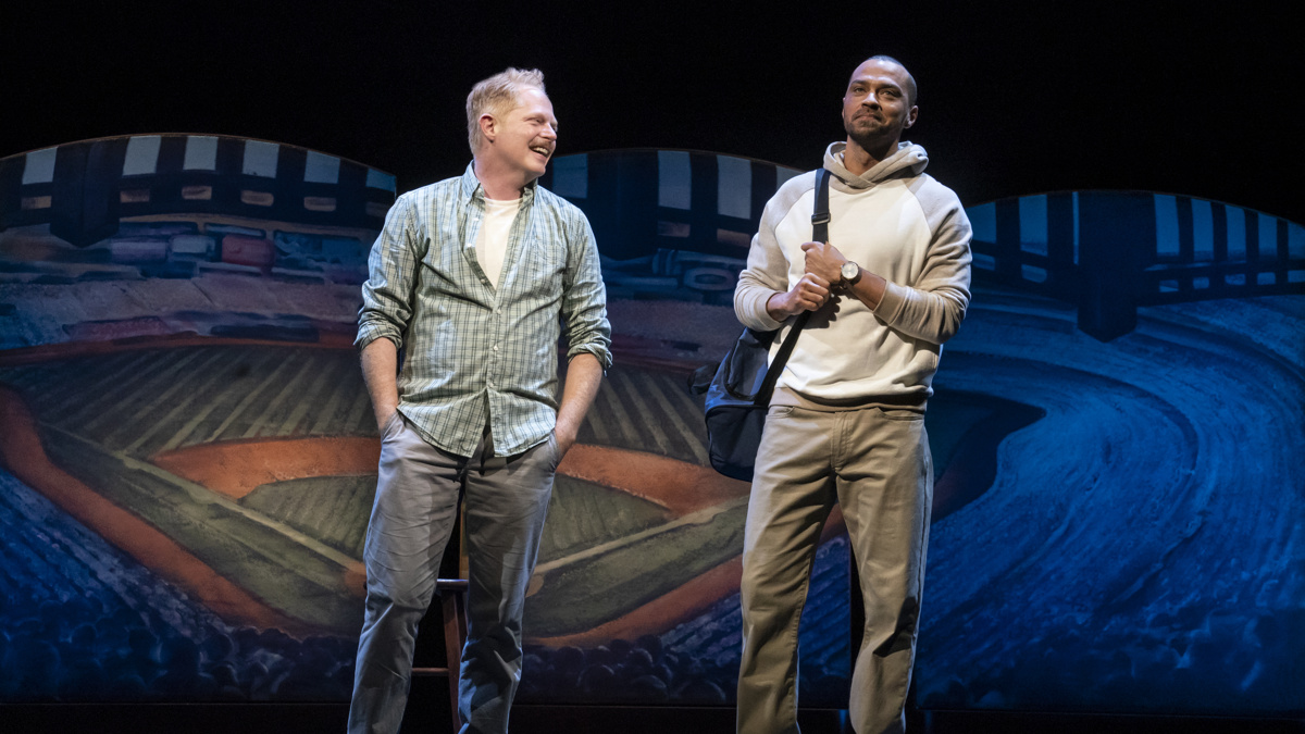 Show Photos - Take Me Out - Jesse Tyler Ferguson - Jesse Williams - 3/22 - Photo: Joan Marcus