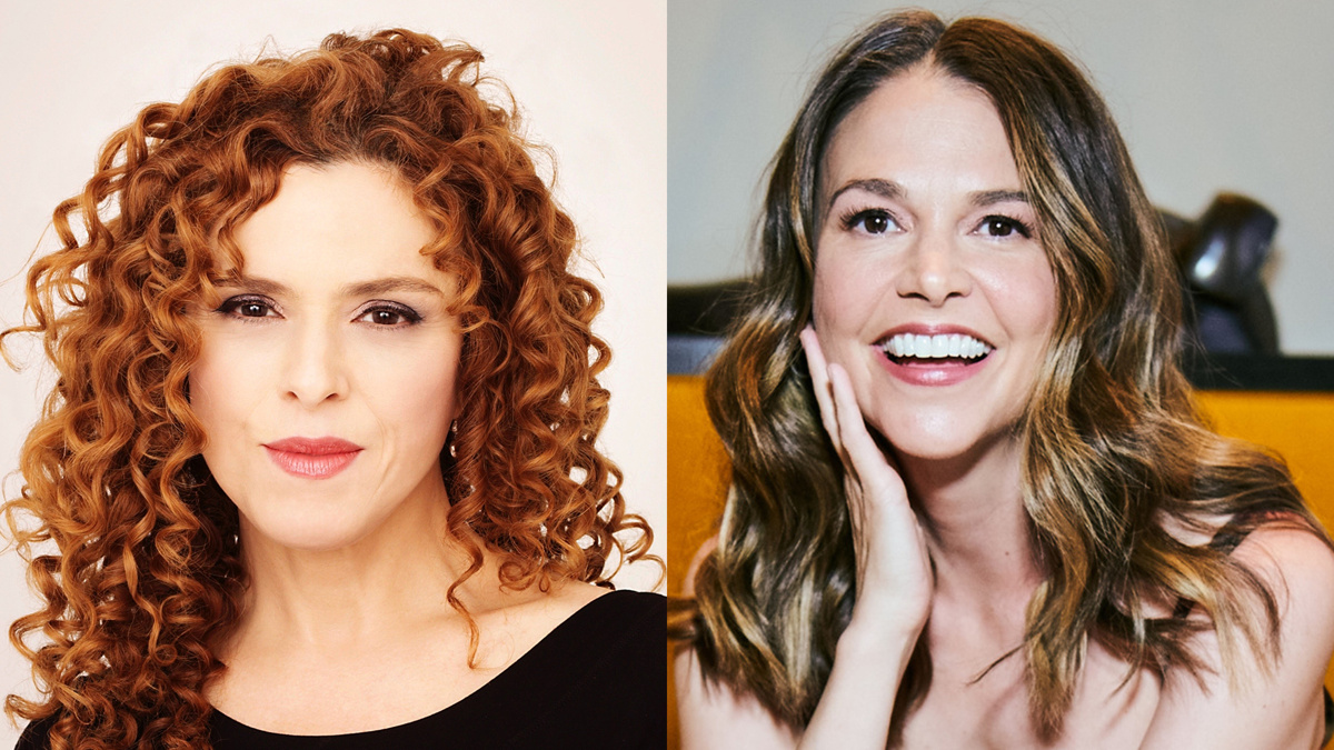 Bernadette Peters and Sutton Foster - Photo by Andrew Eccles and Jenny Anderson 06/24